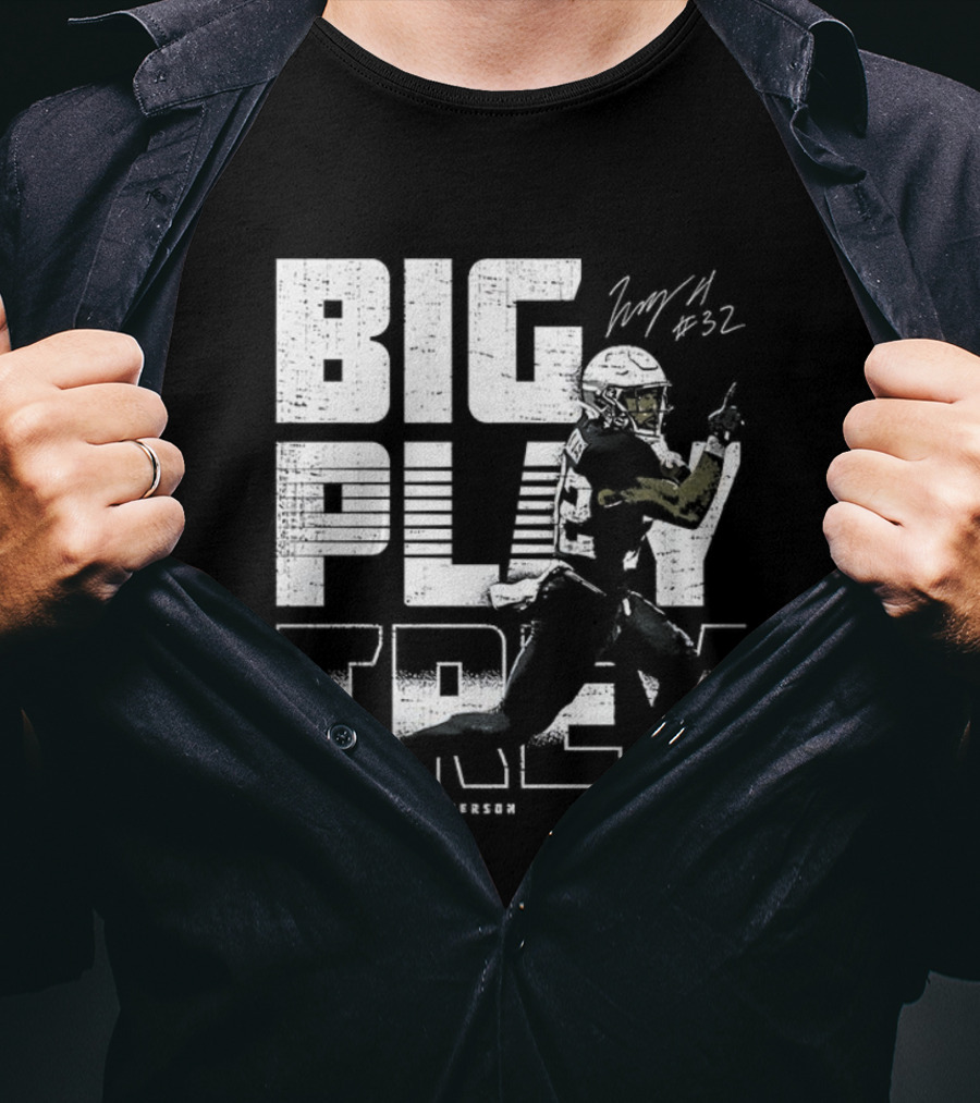 Big Play Trey TreVeyon Henderson Signature Retro Football T-Shirt