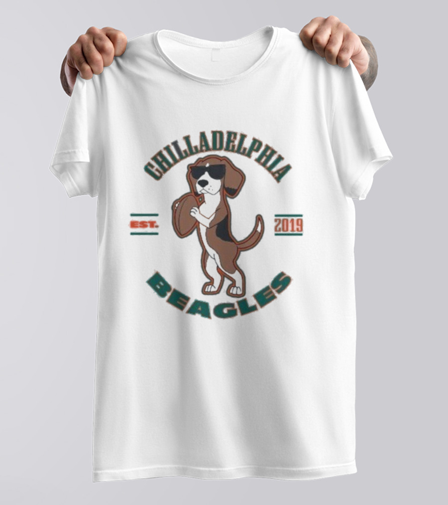 Chilladelphia Beagles Football Philly Eagles Est 2019 T-Shirt