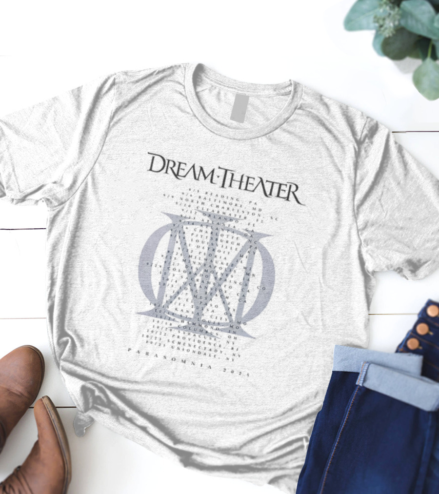 Dream Theater A Change Of Seasons Tour 2025 Parasomnia Dates And Logo T-Shirt