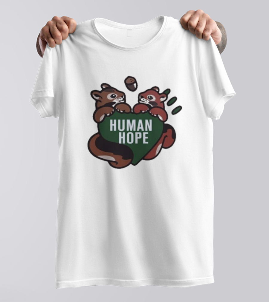 J-Hope Human Hope Squirrel Duo With Acorn And Heart T-Shirt