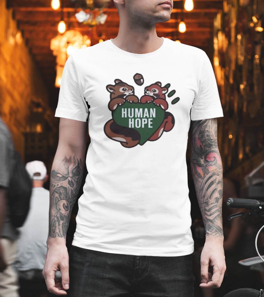 J-Hope Human Hope Squirrel Duo With Acorn And Heart T-Shirt