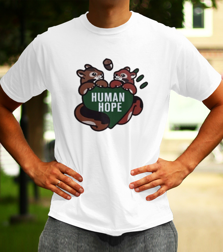 J-Hope Human Hope Squirrel Duo With Acorn And Heart T-Shirt