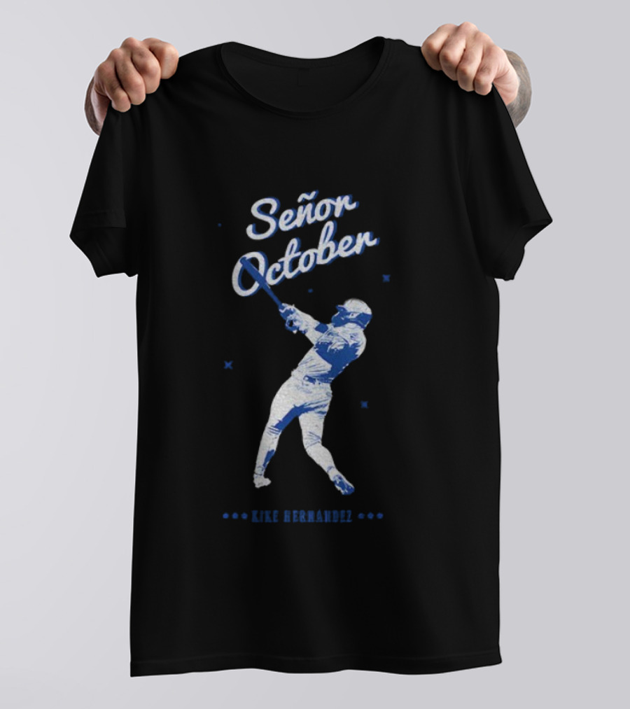 Kike Hernandez Los Angeles Baseball Champions Señor October T-Shirt