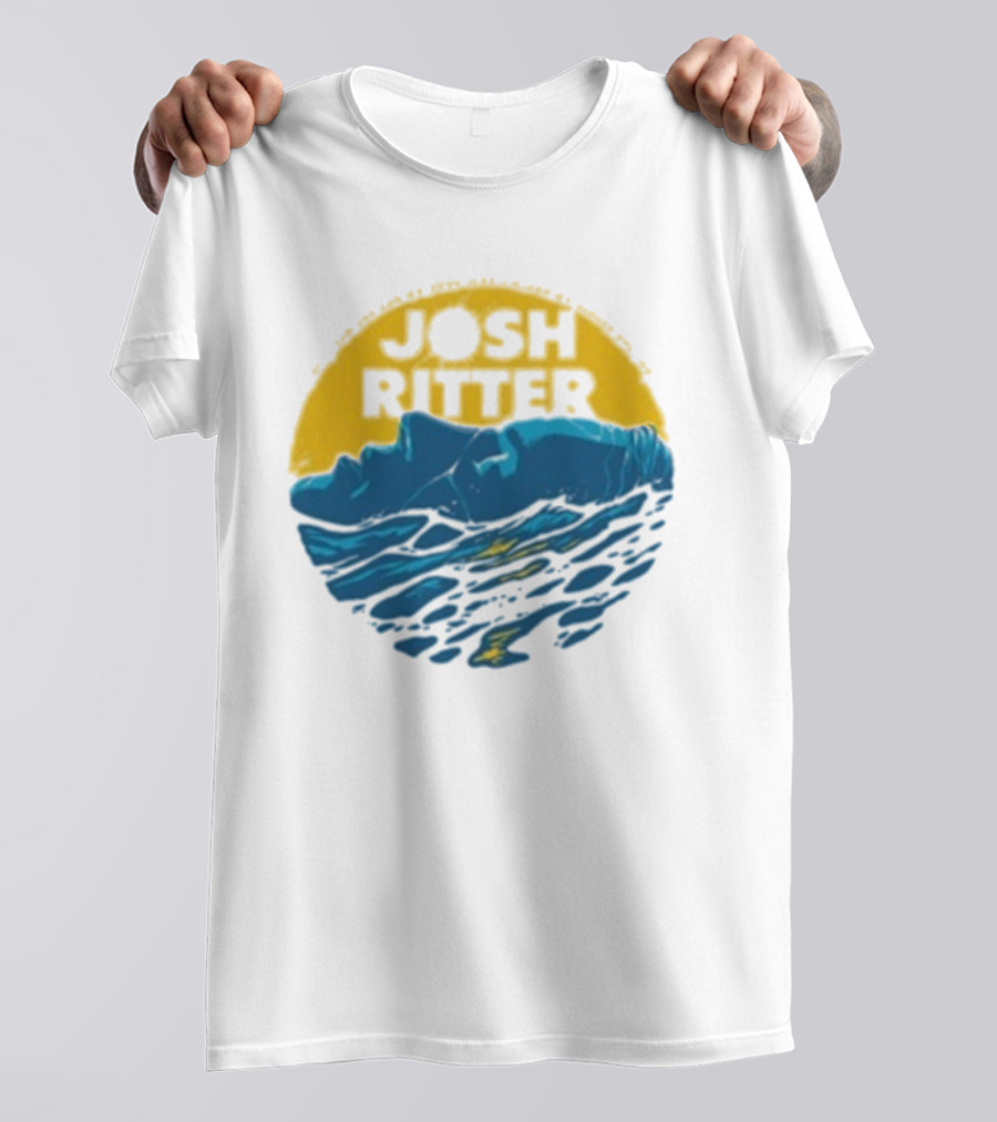 Josh Ritter Wild Ways Face Ocean Sunrise T-Shirt