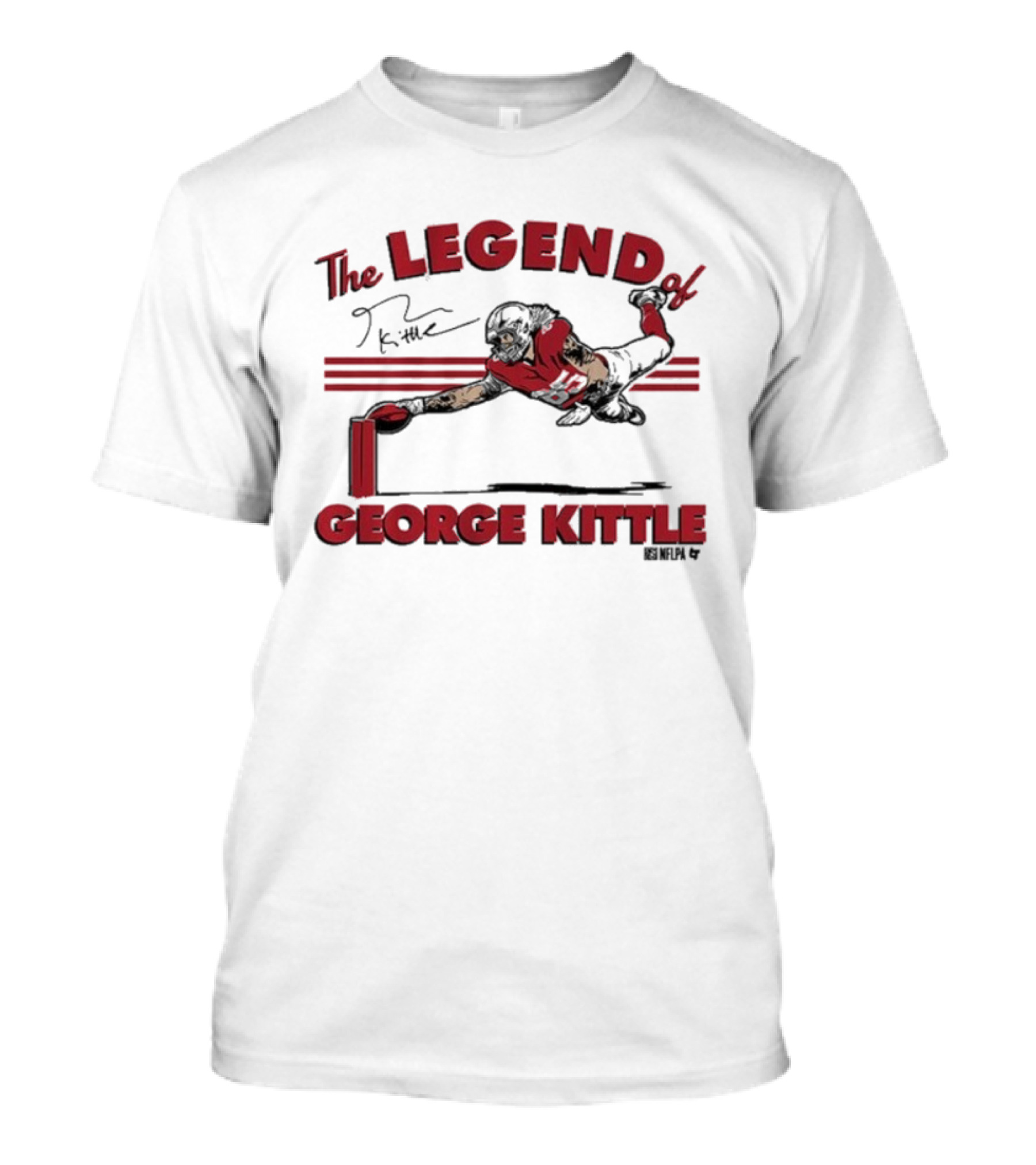 The Legend Of George Kittle Football Dive T-Shirt