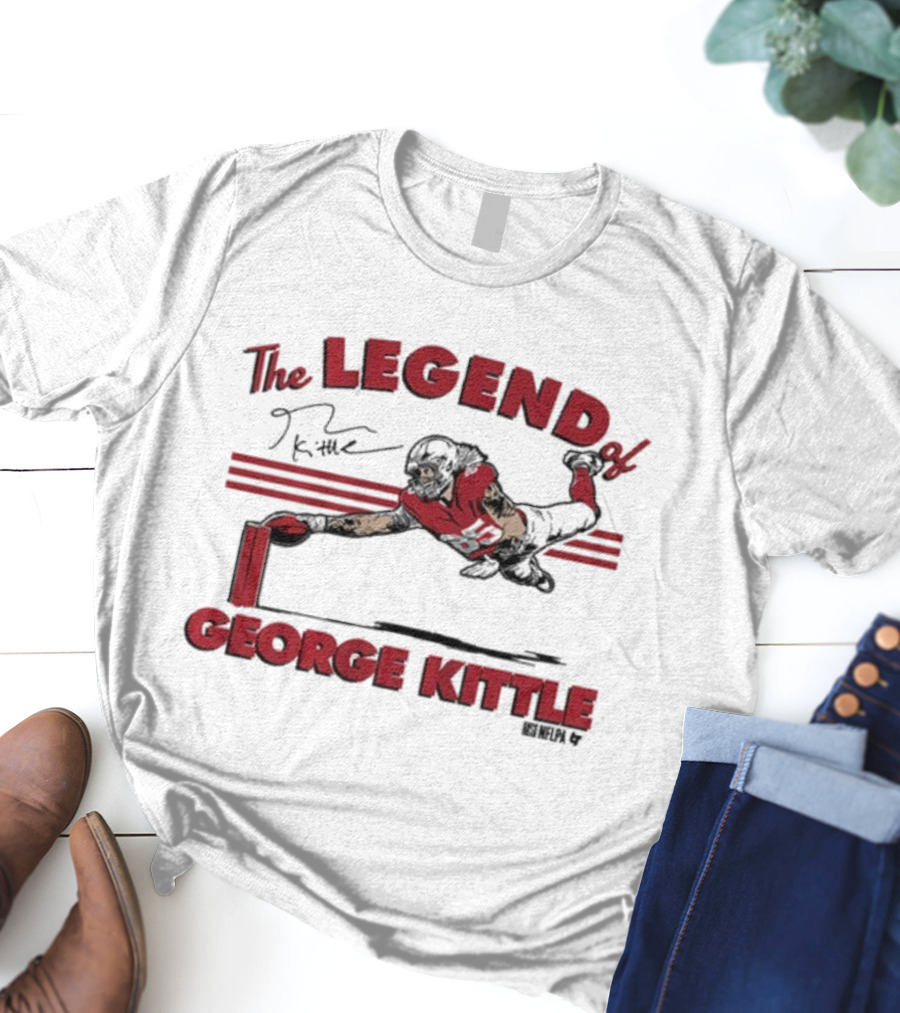The Legend Of George Kittle Football Dive T-Shirt