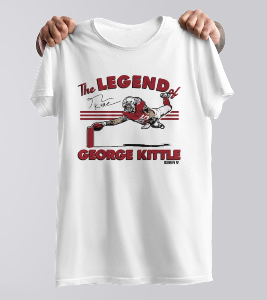 The Legend Of George Kittle Football Dive T-Shirt
