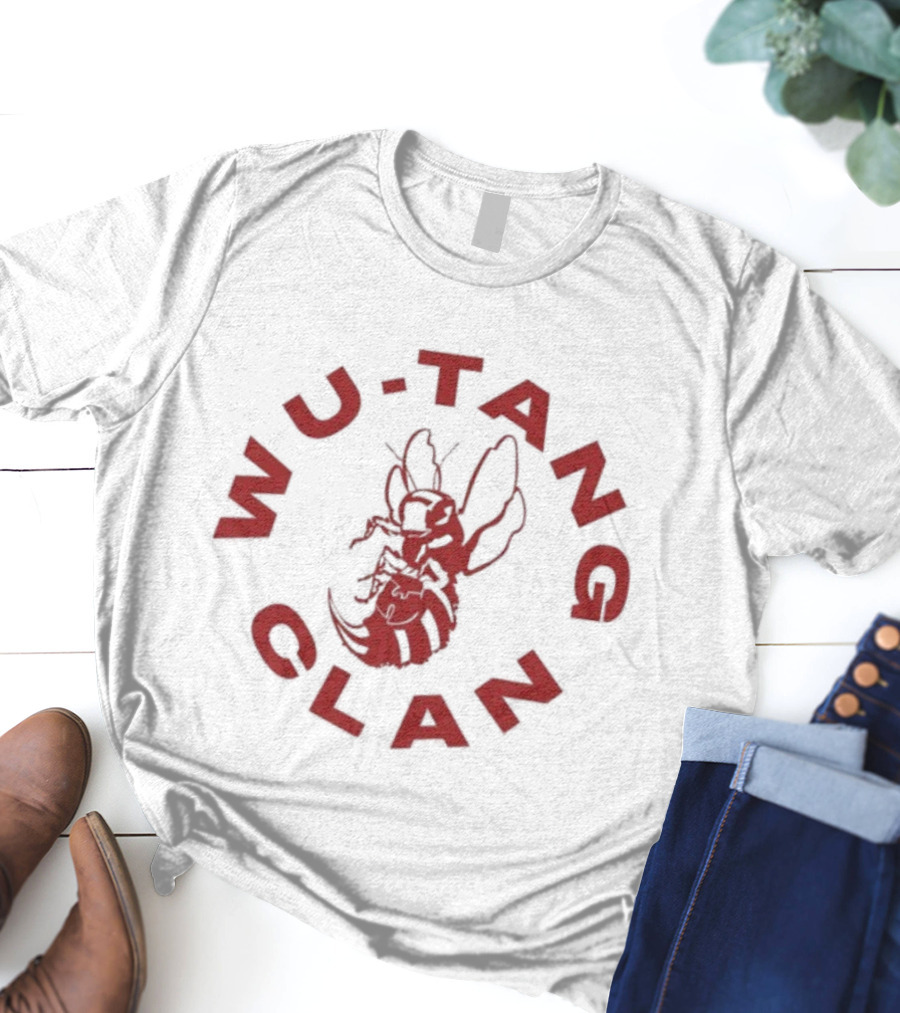 Wu Tang Clan Beez United Logo Bees Graphic T-Shirt