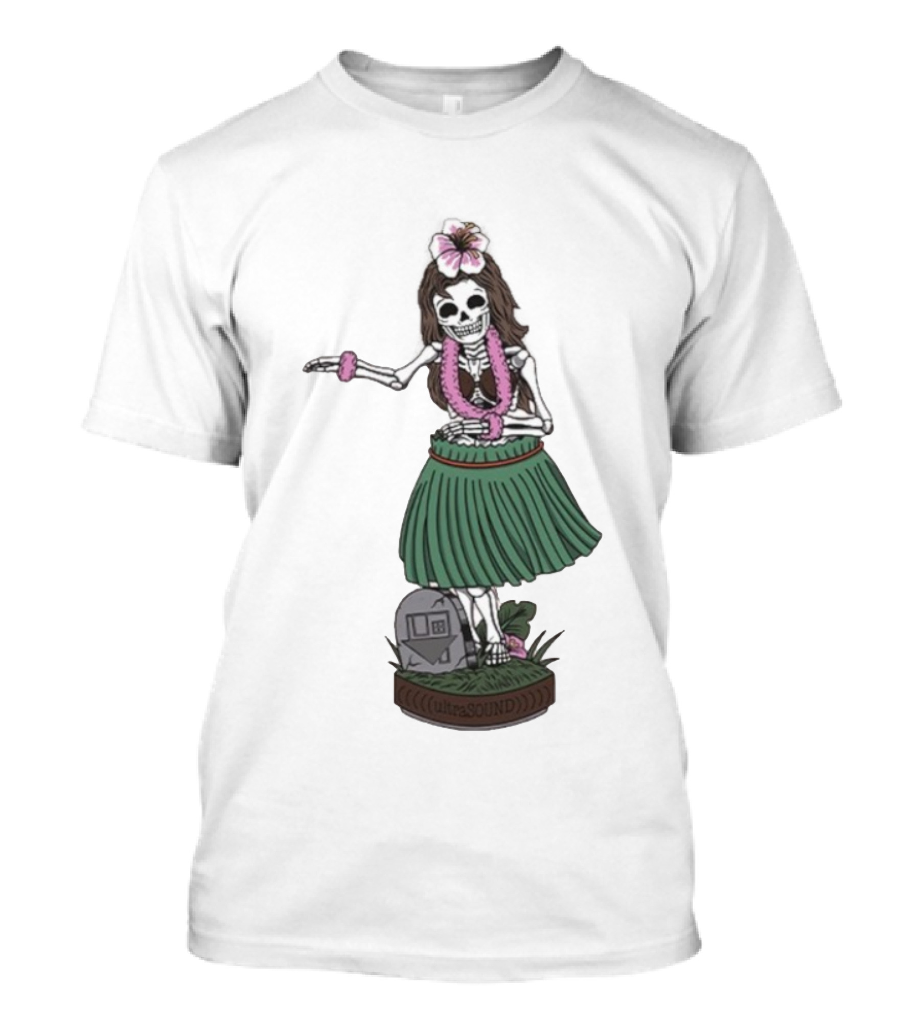 The Neighbourhood UltraSOUND Hula Skeleton Girl T-Shirt