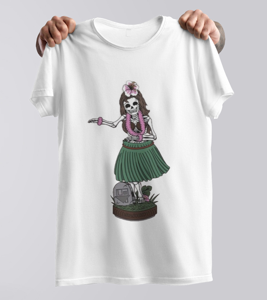 The Neighbourhood UltraSOUND Hula Skeleton Girl T-Shirt