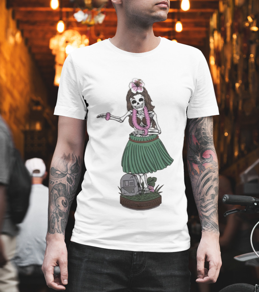 The Neighbourhood UltraSOUND Hula Skeleton Girl T-Shirt