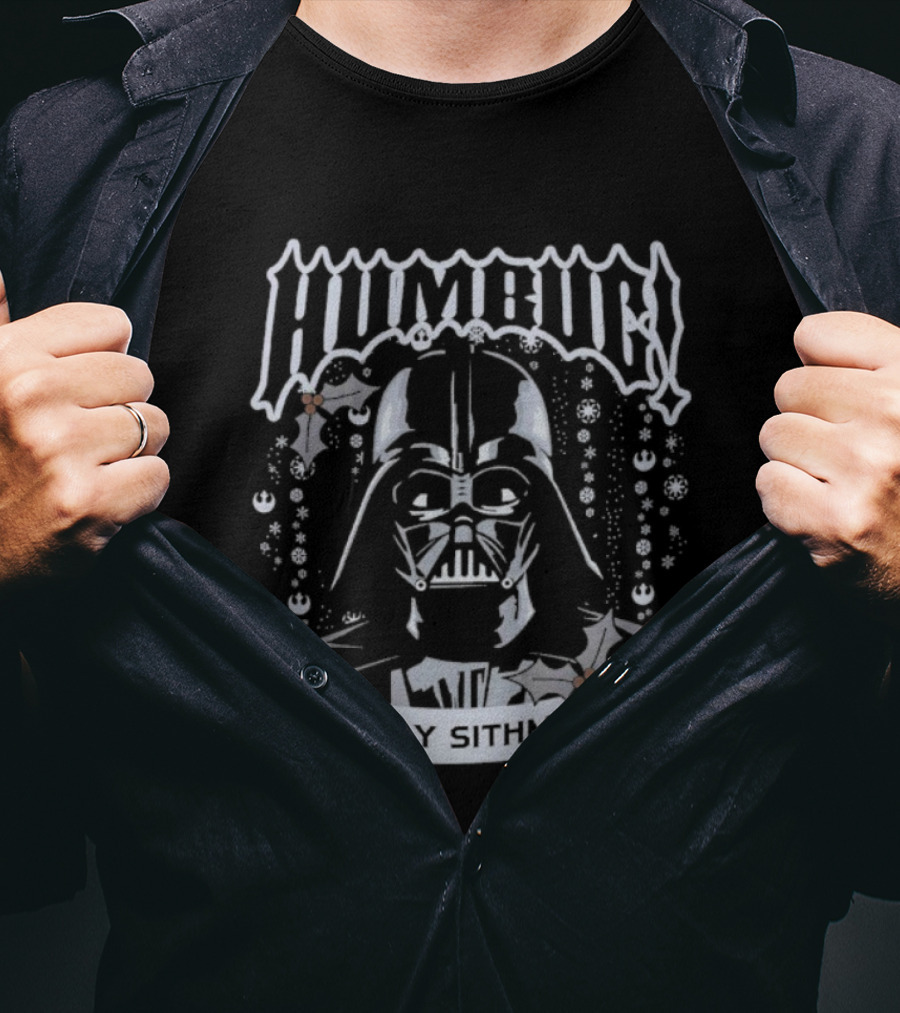 Star Wars Darth Vader Humbug Merry Sithmas Christmas T-Shirt