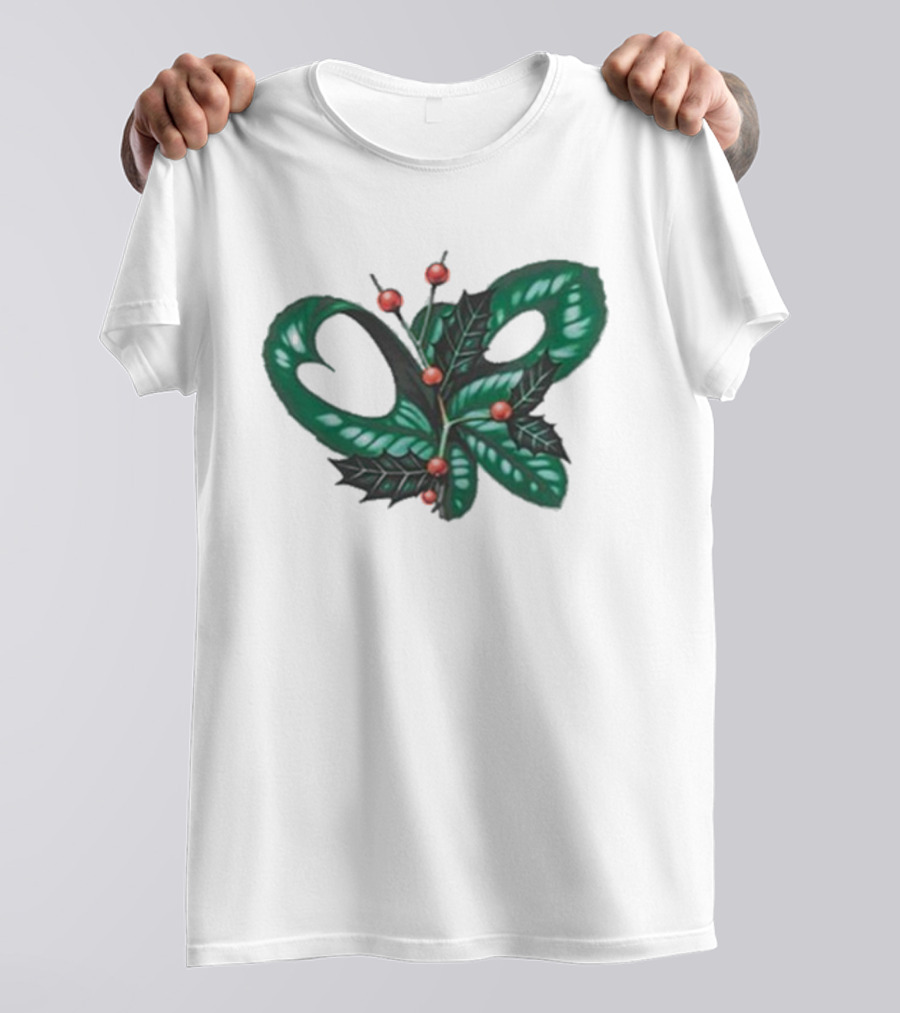 Olivia Rodrigo Holly Christmas Snake And Berries Holiday Theme T-Shirt