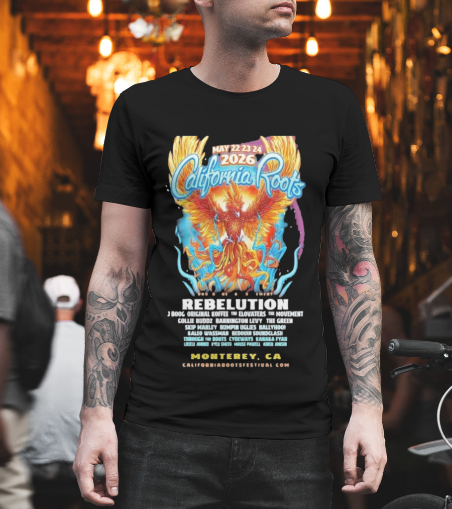 California Roots May 22-24 2026 Rebulation Phoenix Monterey CA T-Shirt