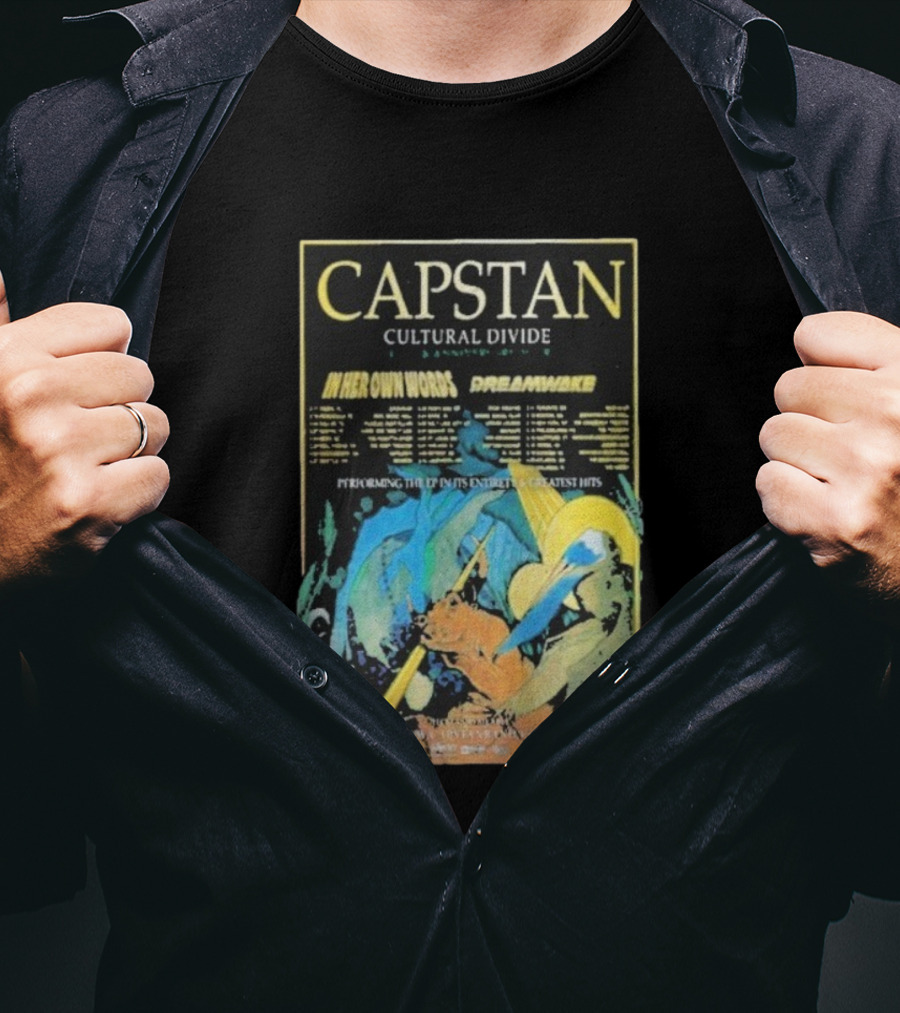 Capstan Cultural Divide Anniversary Tour 2026 In Her Own Words Dreamwake T-Shirt