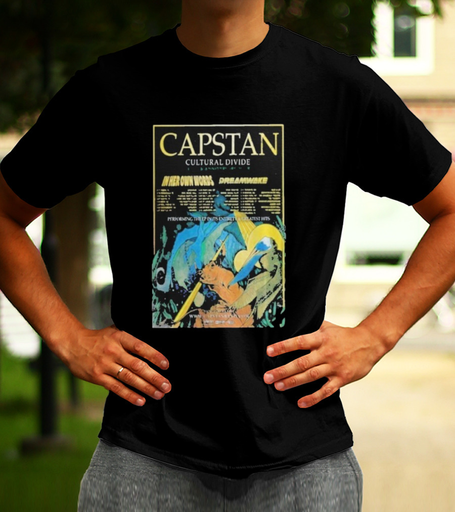 Capstan Cultural Divide Anniversary Tour 2026 In Her Own Words Dreamwake T-Shirt