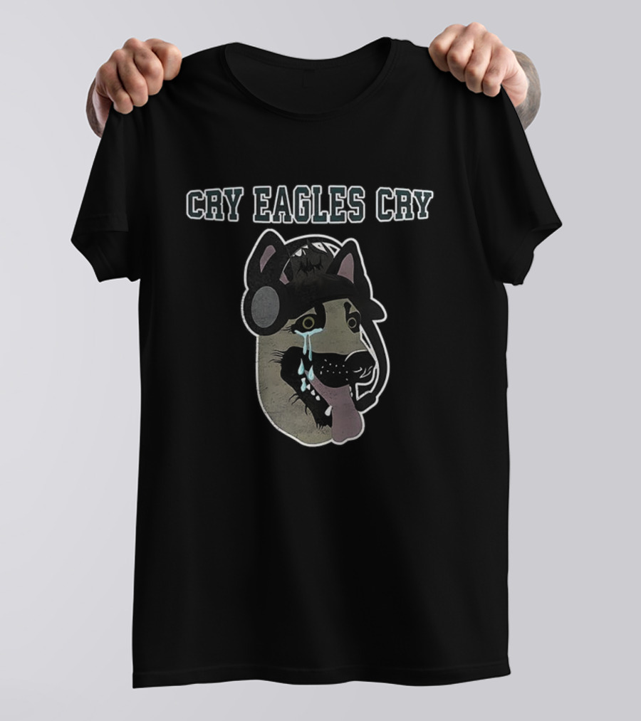 Cry Eagles Cry Anti Nick Sirianni Philadelphia Eagles T-Shirt