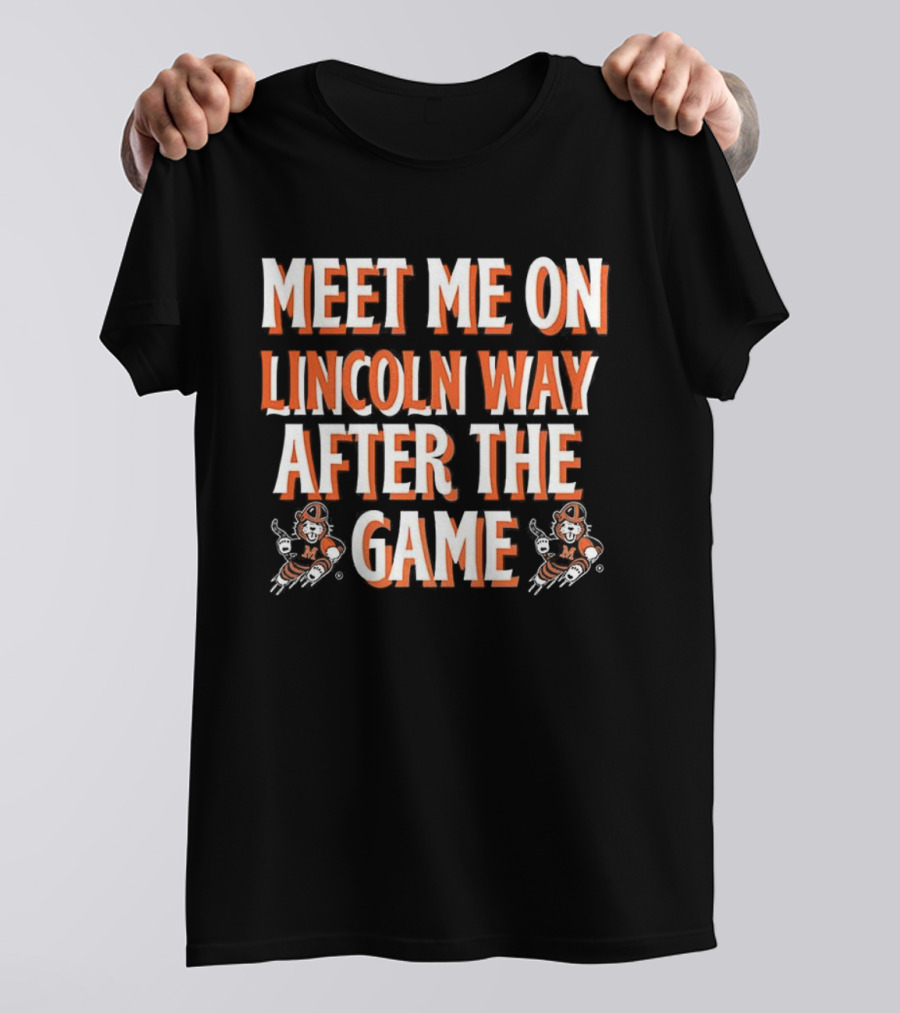 Massillon Tigers Football Meet Me On Lincoln Way After The Game T-Shirt