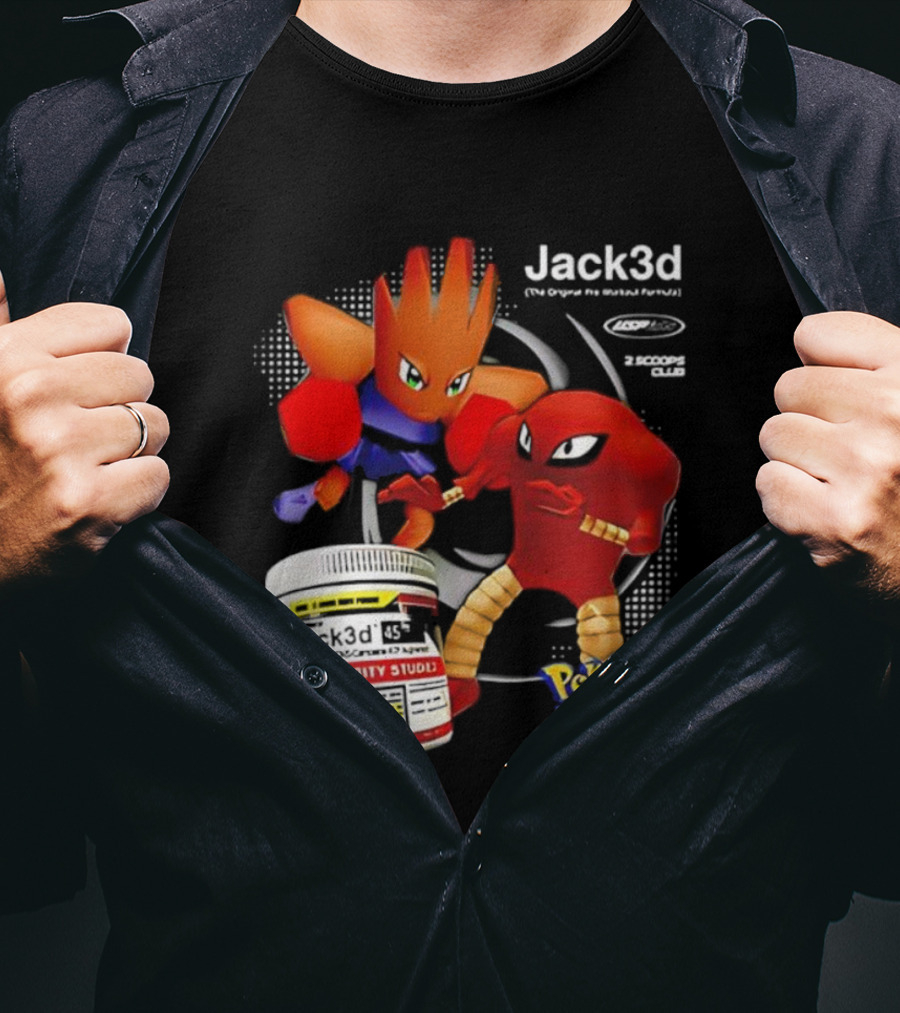 Jack3d Pokémon Hitmonlee Hitmonchan Kanto Original Characters T-Shirt