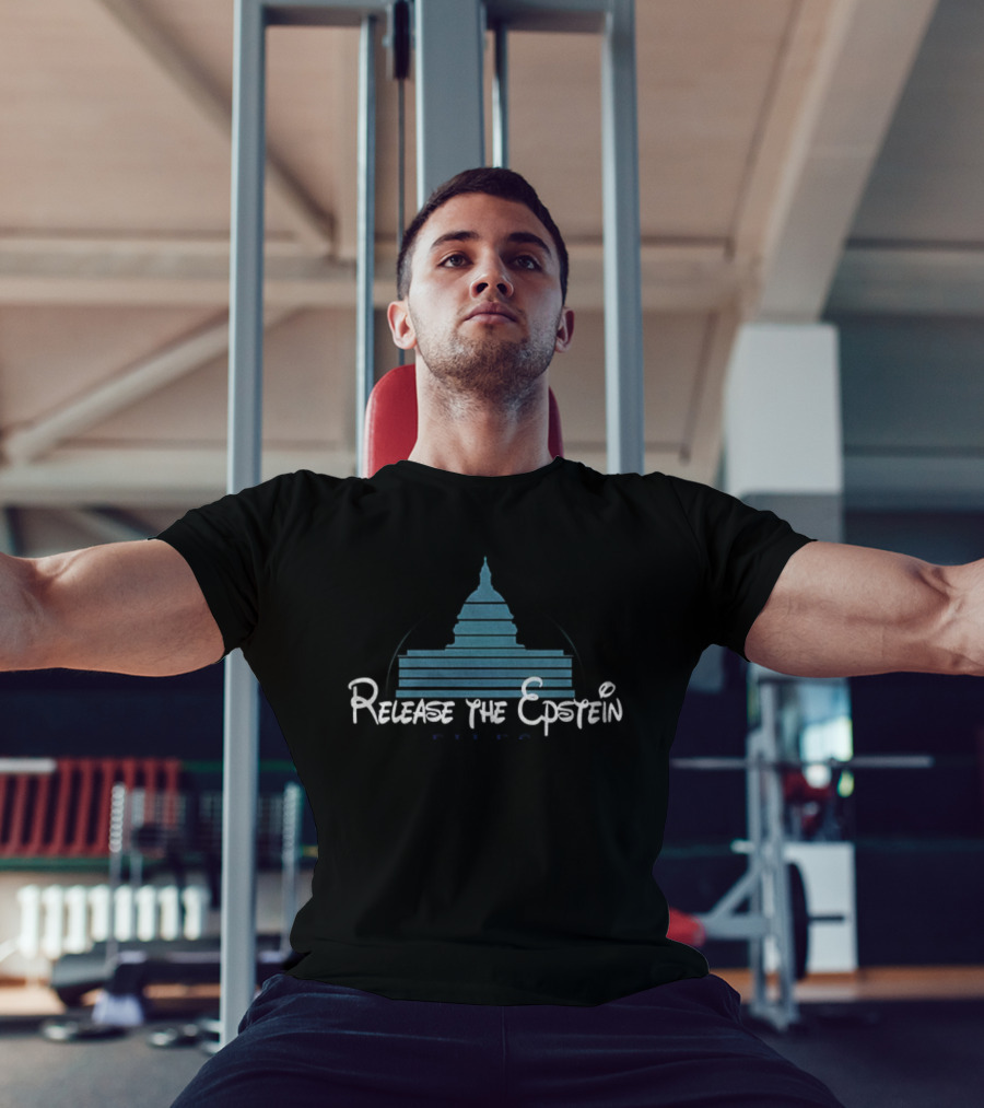 Release The Epstein Files Disney Castle Parody T-Shirt