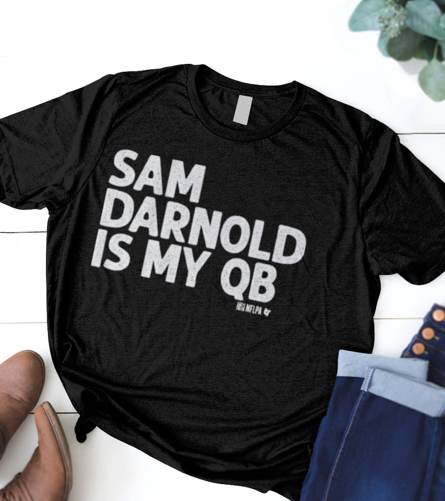 Sam Darnold Is My QB Buffered Football Enthusiast Statement T-Shirt