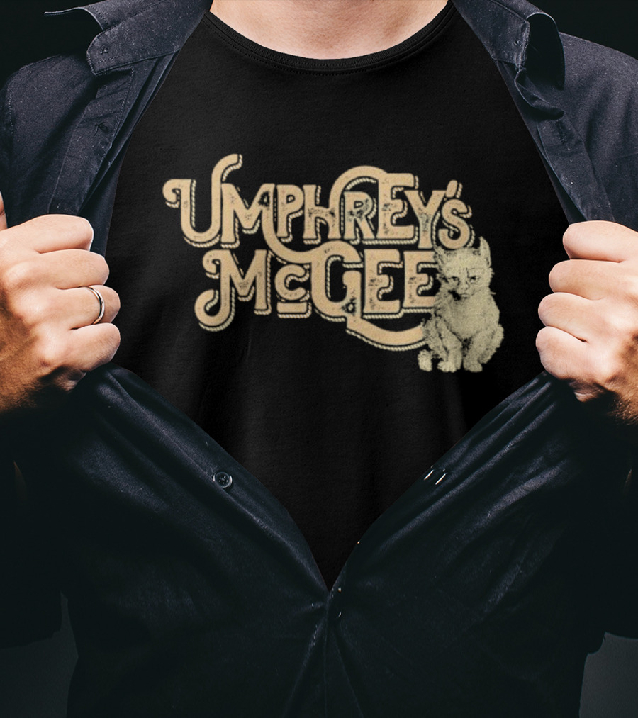 Umphrey’s McGee Nine Lives Cat Vintage Style T-Shirt