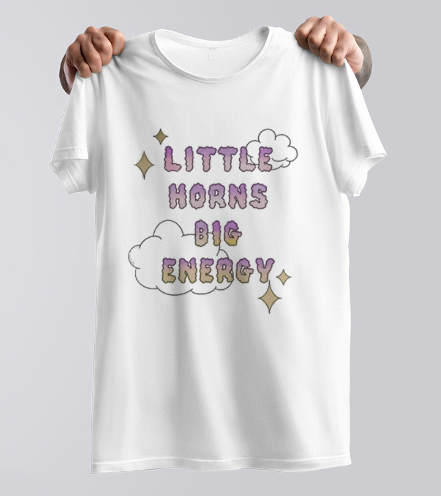 Arch Enemy Little Horns Big Energy Baphy Clouds And Stars T-Shirt