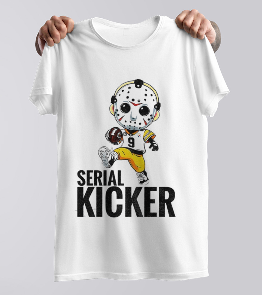Jason Voorhees Serial Kicker Chris Boswell Pittsburgh Steelers Football NFL 2025 T-Shirt