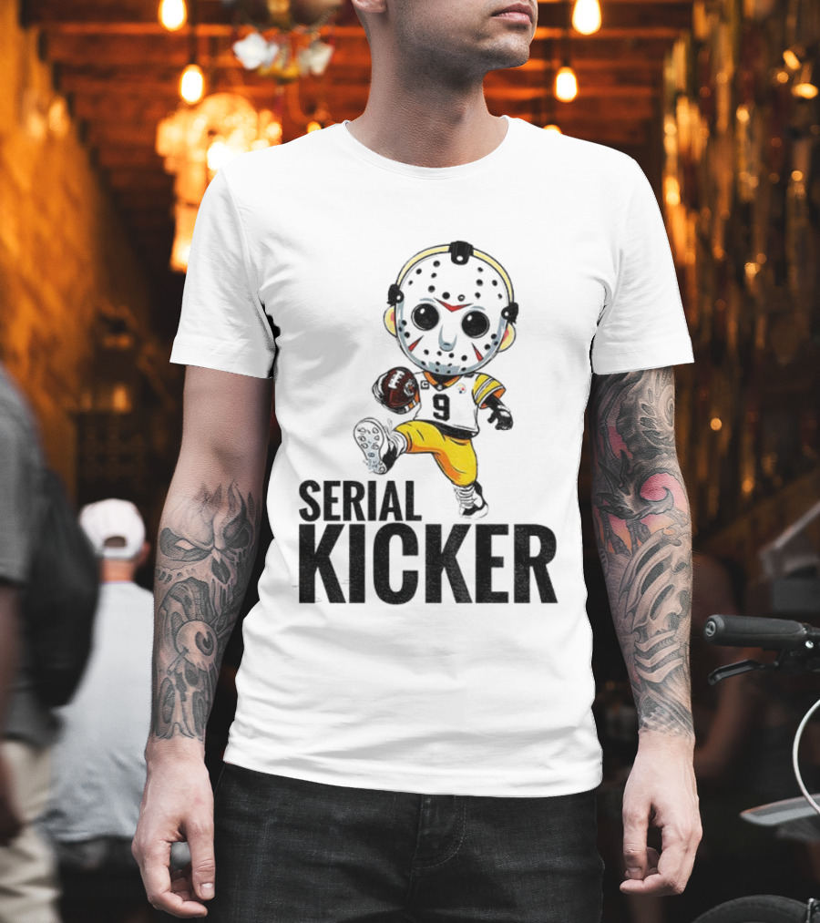 Jason Voorhees Serial Kicker Chris Boswell Pittsburgh Steelers Football NFL 2025 T-Shirt