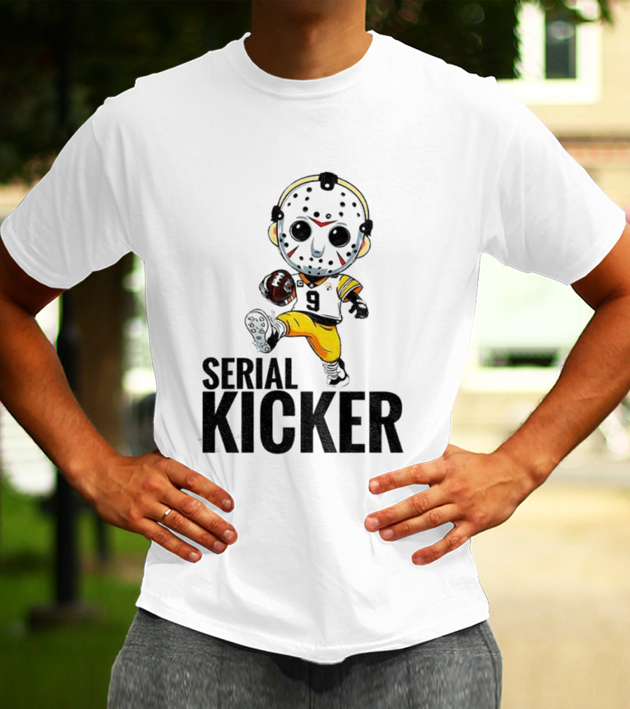 Jason Voorhees Serial Kicker Chris Boswell Pittsburgh Steelers Football NFL 2025 T-Shirt