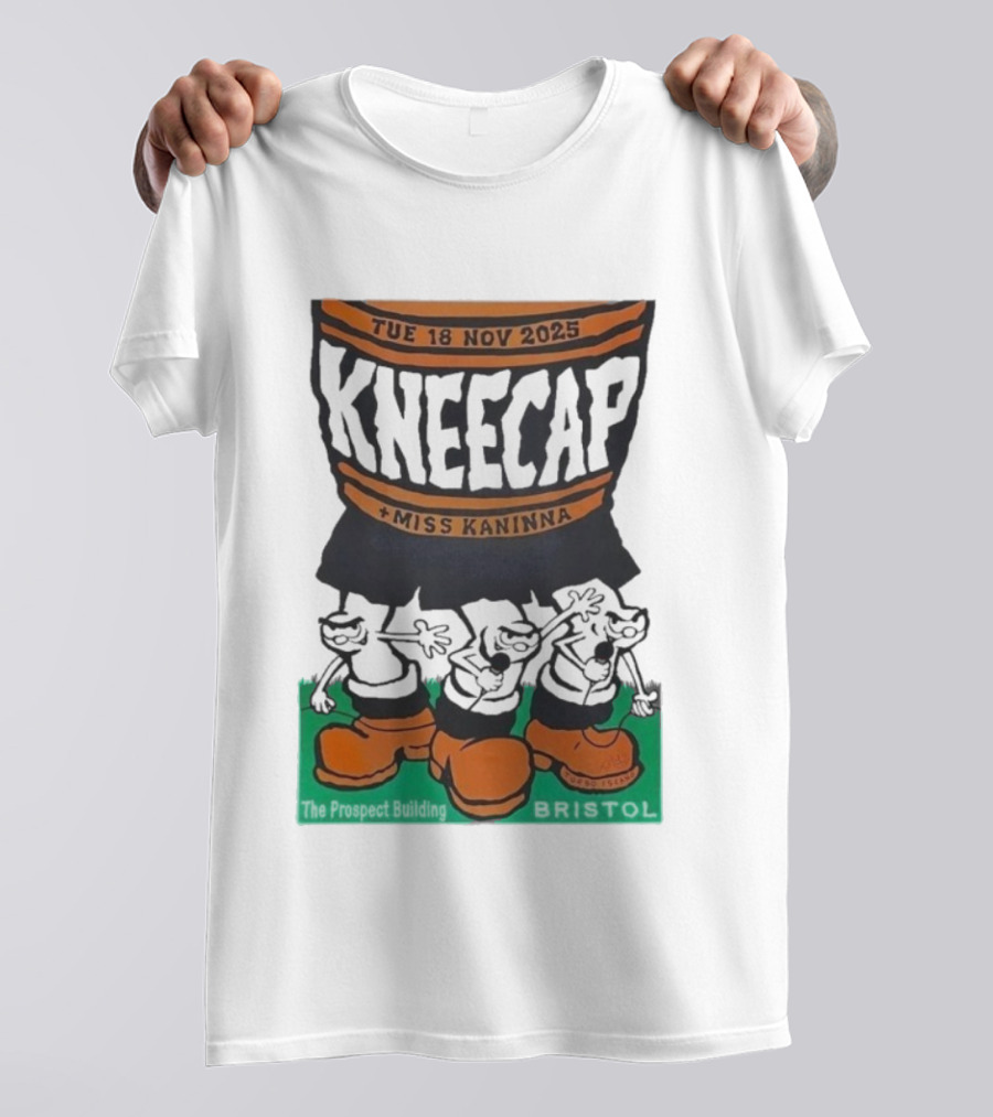 Kneecap Miss Kaninna Turbo Island Bristol Nov 18 2025 T-Shirt