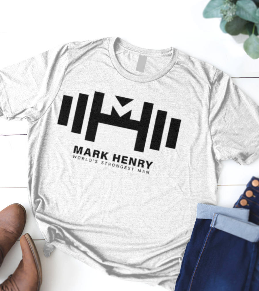 Mark Henry World's Strongest Man Weightlifting Emblem T-Shirt