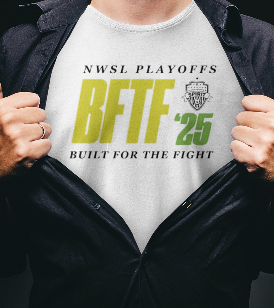 NWSL Playoffs 2025 BFTF Built For The Fight Soccer T-Shirt