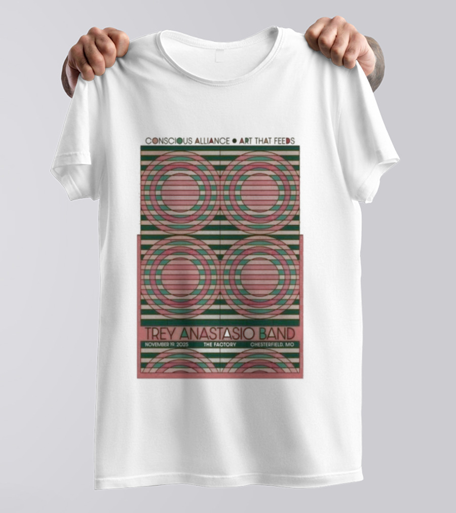 Concord Pavilion Event Trey Anastasio Band Chesterfield MO Nov 19 2025 T-Shirt