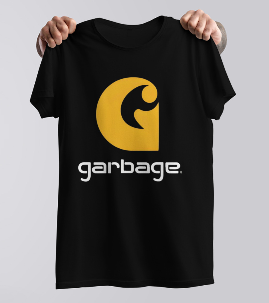 Garbage Icon Yellow G Carhartt Style T-Shirt