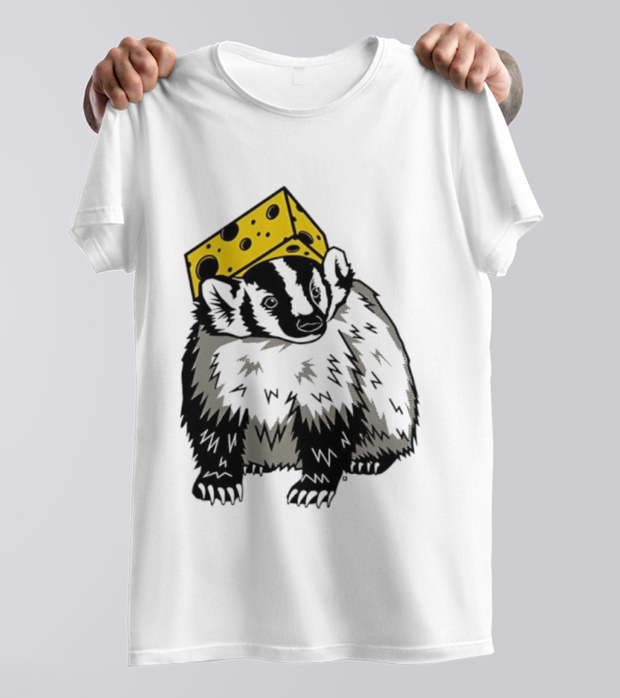 Cheesehead Badger Wisconsin Football Fans T-Shirt