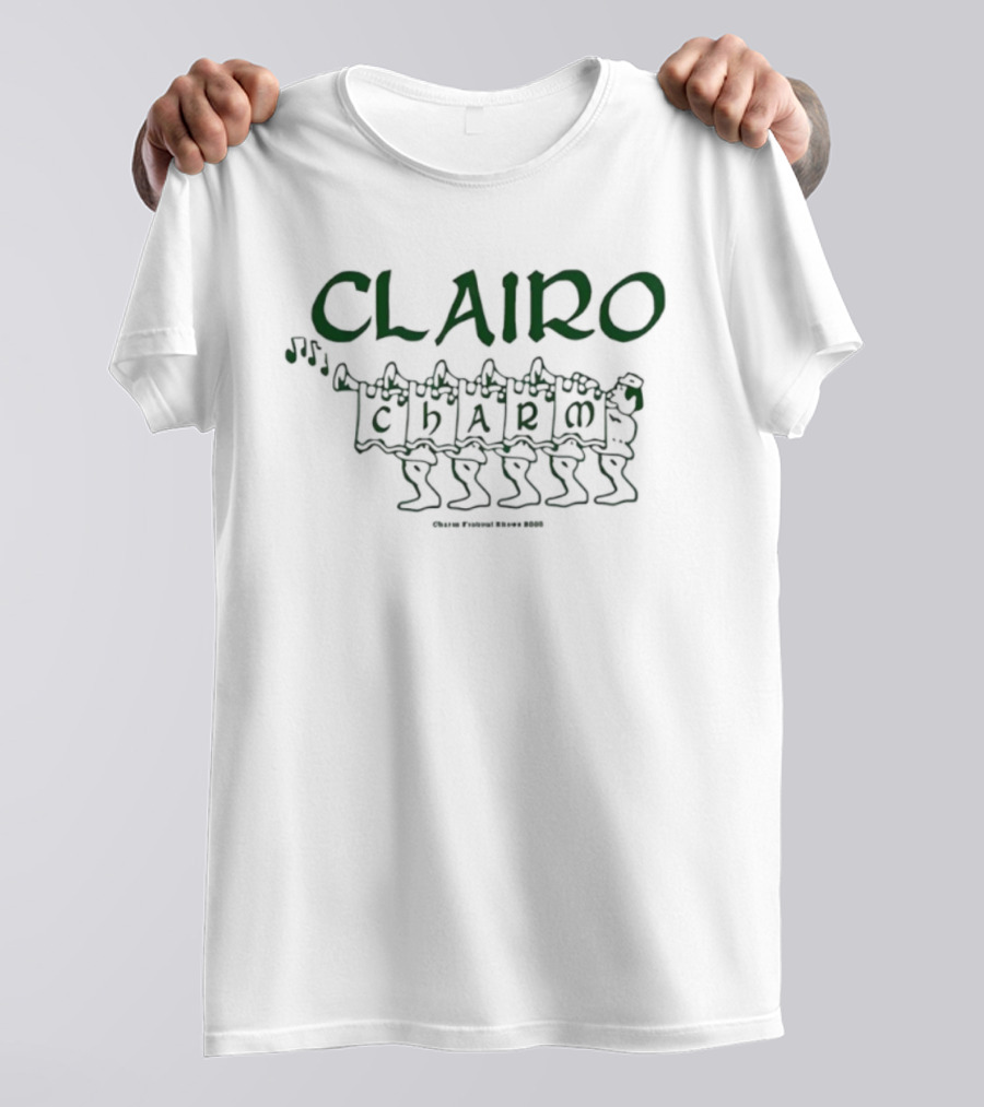 Clairo Charm With Trumpet Festive Graphic T-Shirt