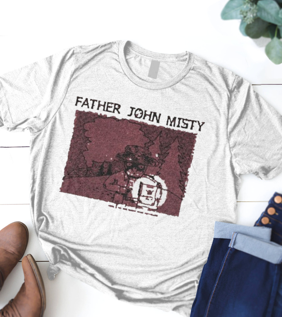 Father John Misty There’s No Mistaking What You Heard Hey Buddy Forest Illustration T-Shirt
