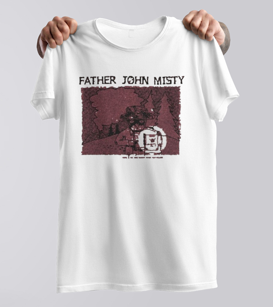 Father John Misty There’s No Mistaking What You Heard Hey Buddy Forest Illustration T-Shirt