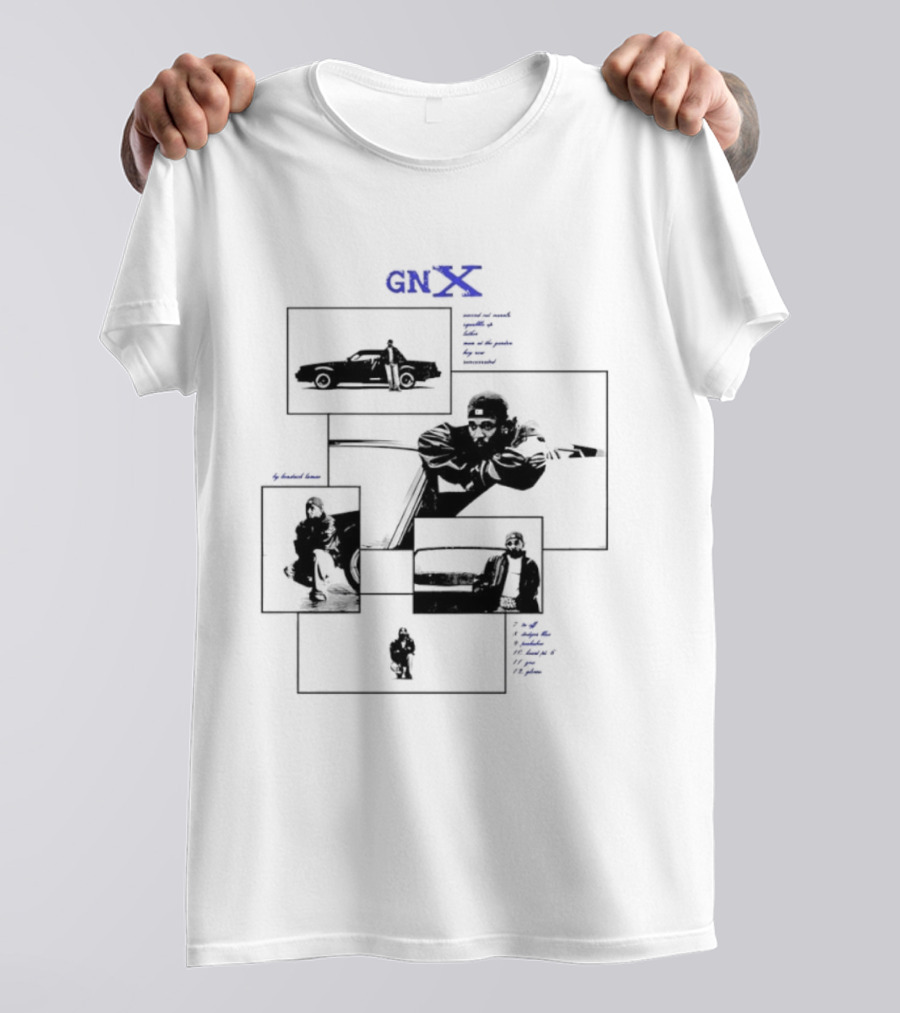 Kendrick Lamar GNX Turbocharging Performance Inspiration T-Shirt