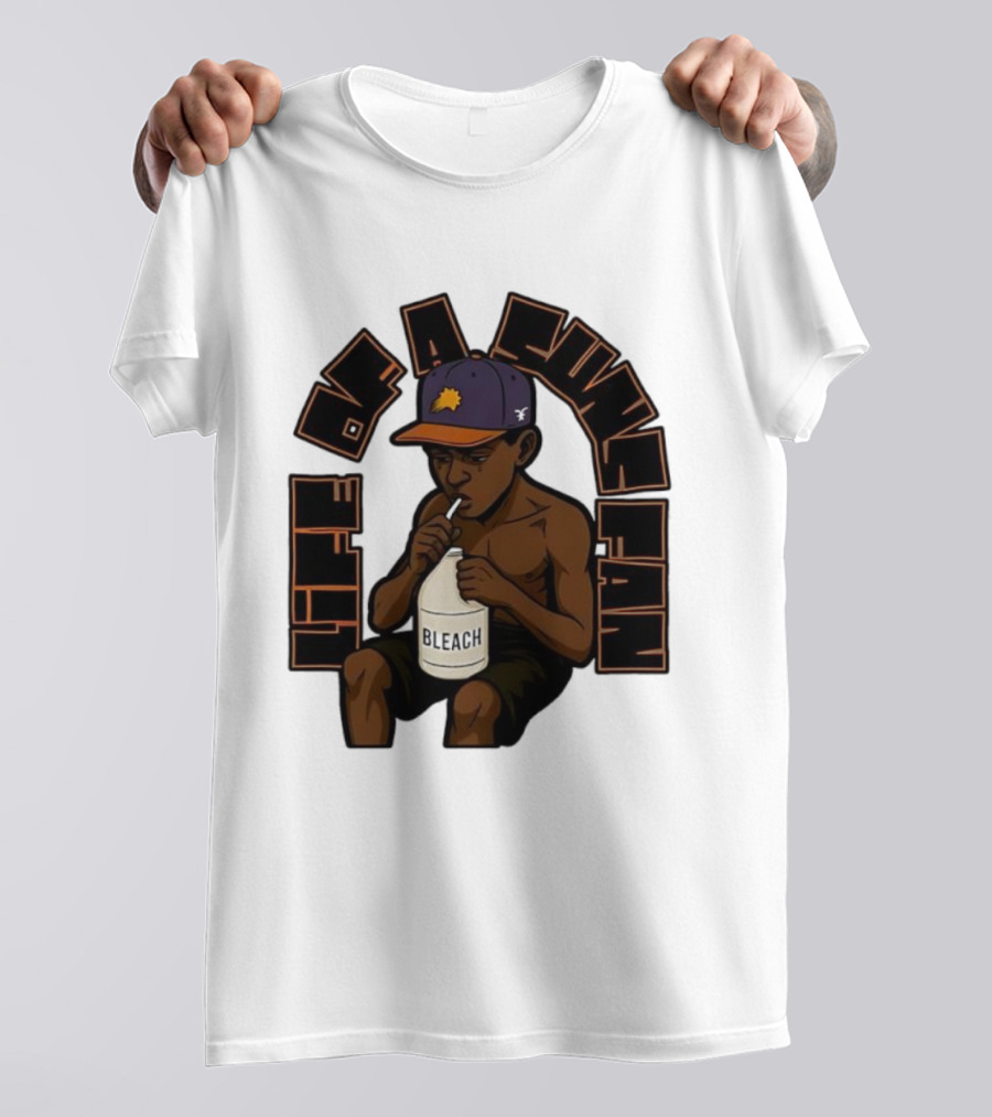 Life Of A Sunsfan Bleach Bottle Drink Character T-Shirt