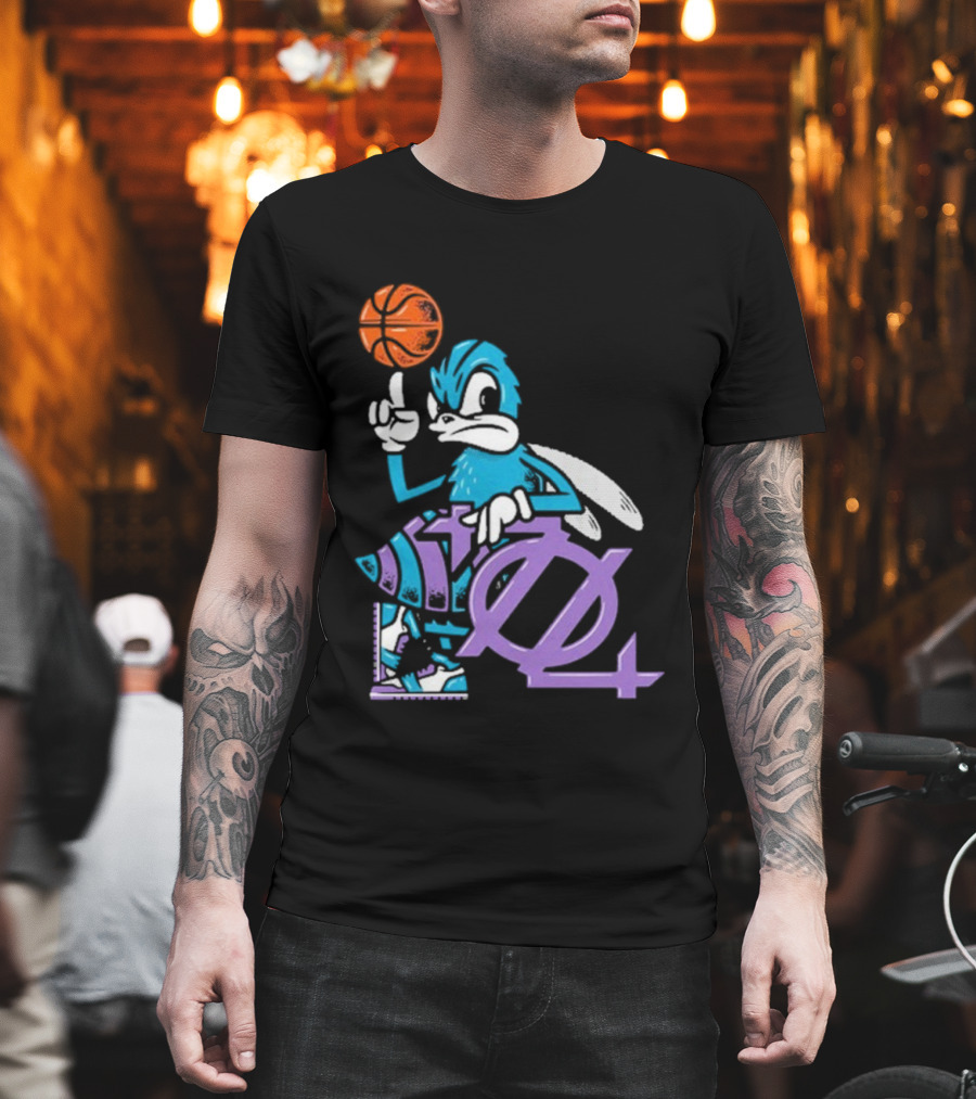 Charlotte Hornets Let’s Ball Buzz Mascot 704 T-Shirt