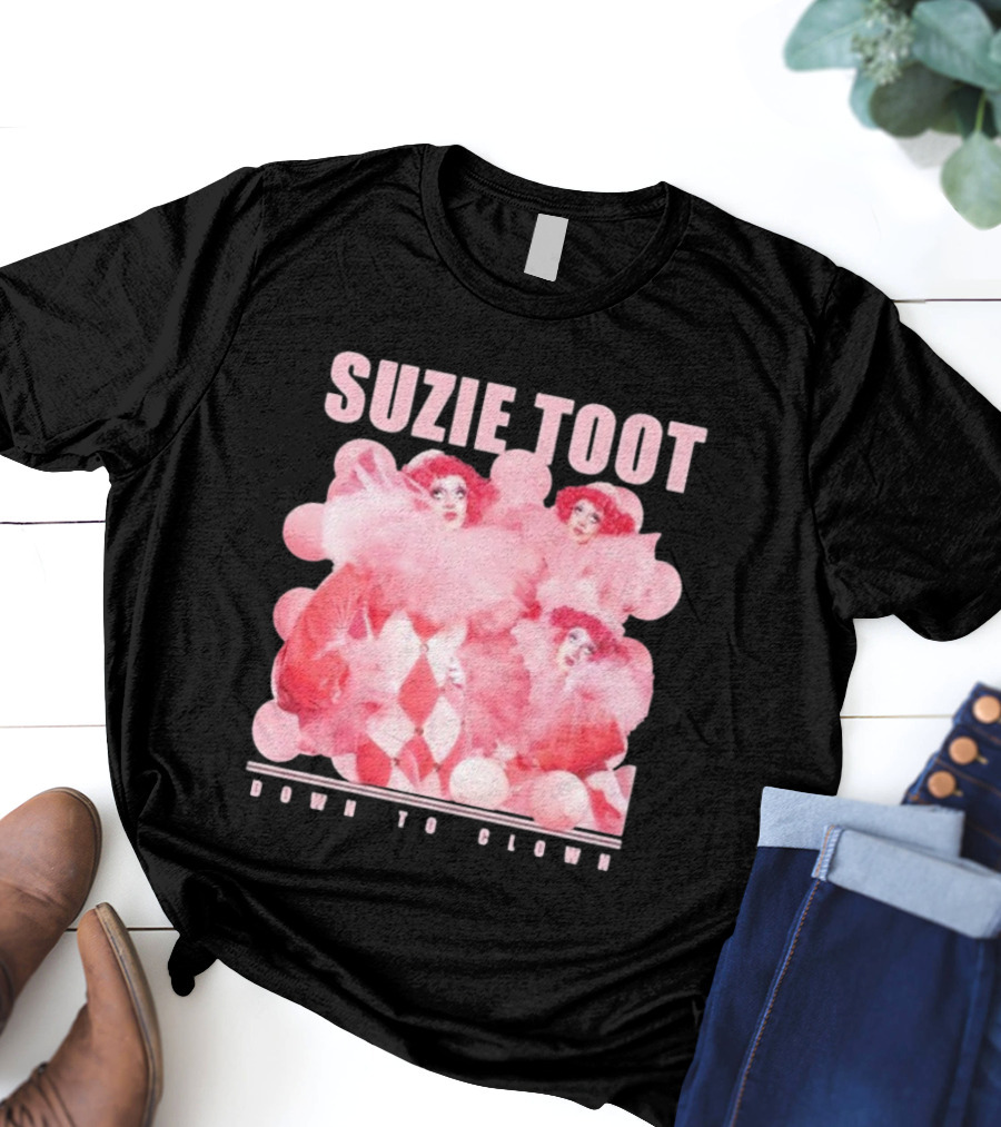 Suzie Toot Down To Clown Pink Balloon Costume Ensemble T-Shirt