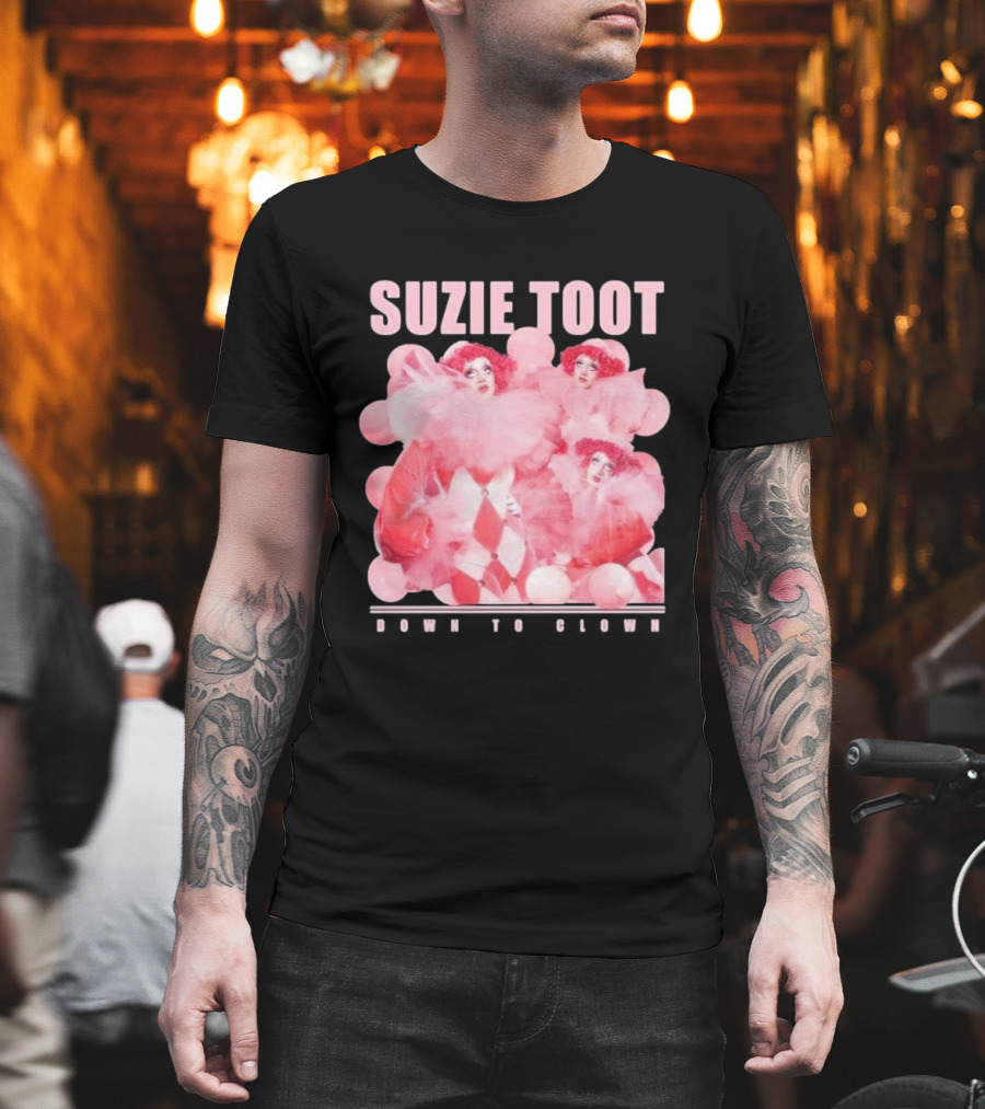 Suzie Toot Down To Clown Pink Balloon Costume Ensemble T-Shirt