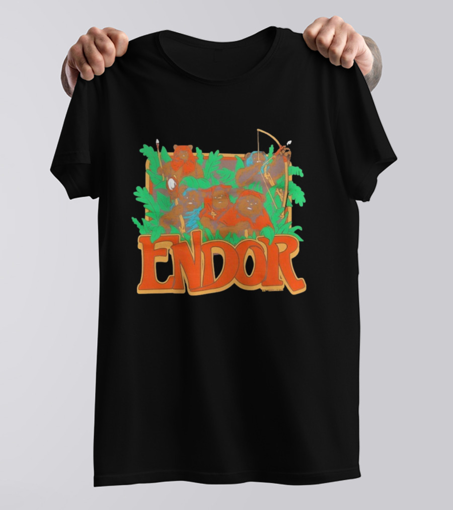 Endor Fierce Tribal People Star Wars Ewoks Adventure T-Shirt