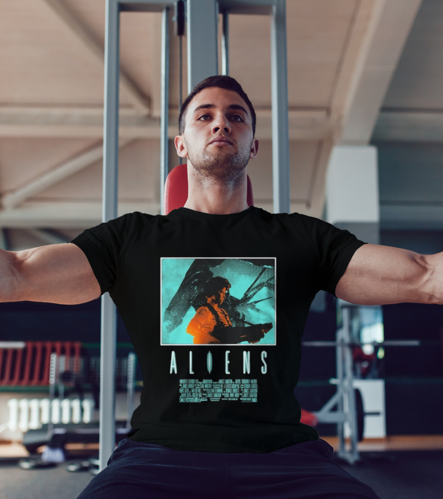 Aliens Ripley Movie Sci-Fi Iconic Art T-Shirt