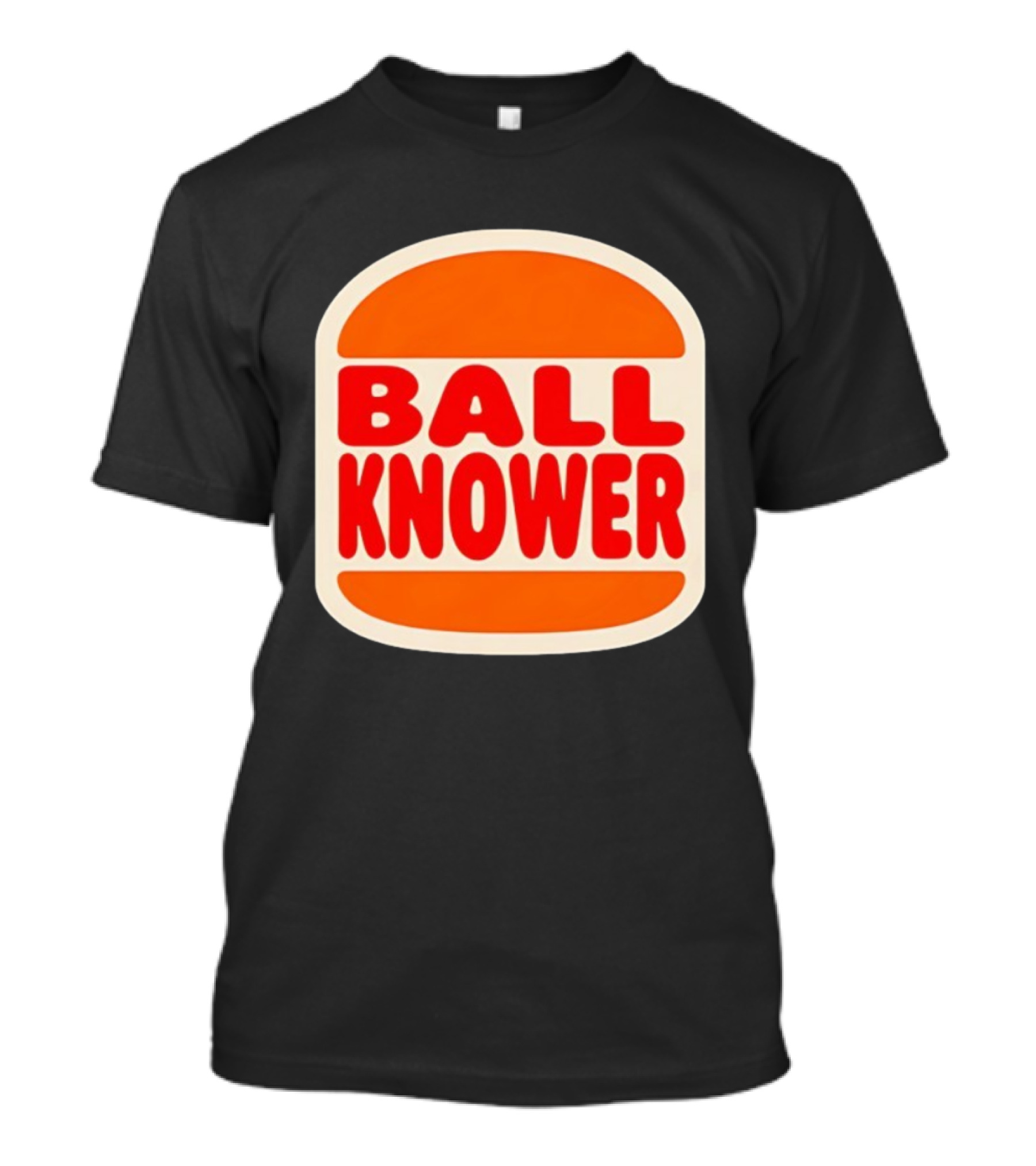 Ball Knower Parody Fast Food Logo T-Shirt