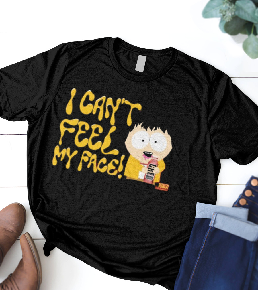 South Park I Can't Feel My Face Character Holding Drink T-Shirt