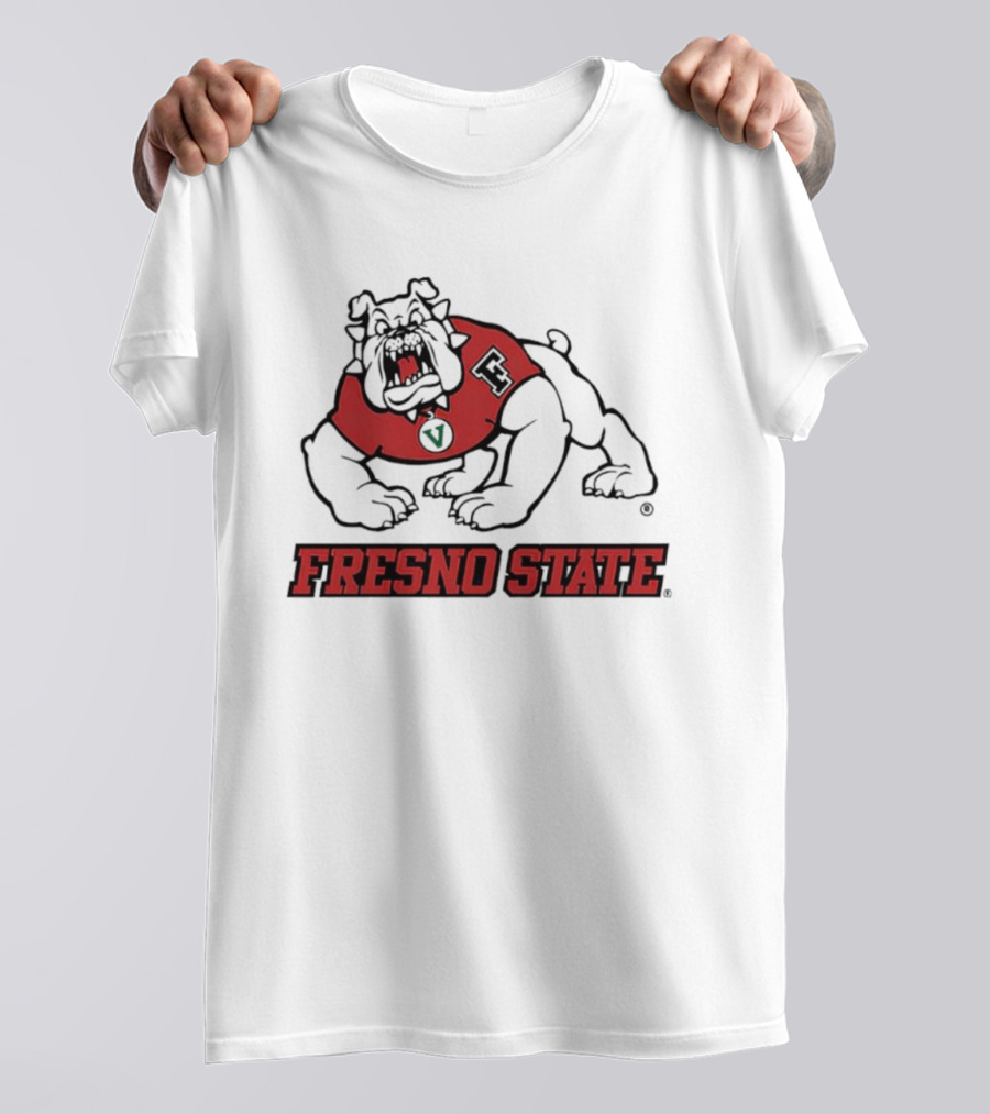Fresno State Bulldog 4Paw Iconic Mascot Graphic T-Shirt