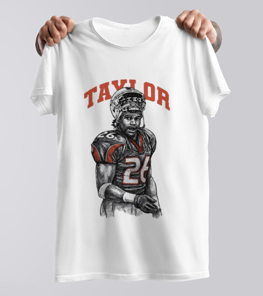 Miami Hurricanes Sean Taylor 26 Sketch Legend T-Shirt